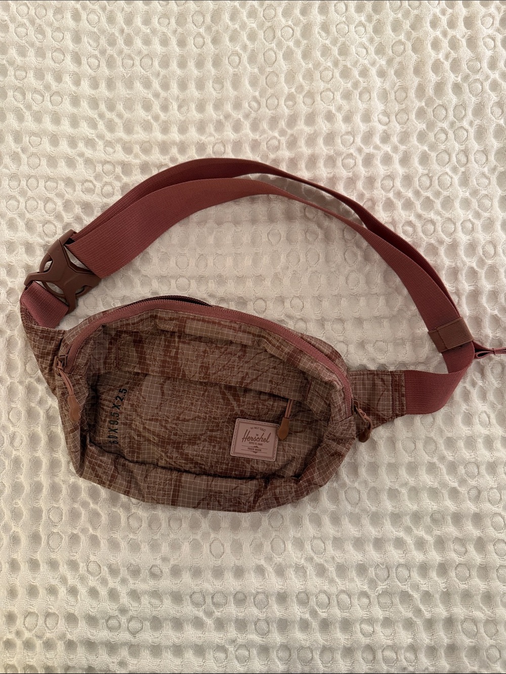 Herschel Supply Company Rosewood Plaid Waist Pack